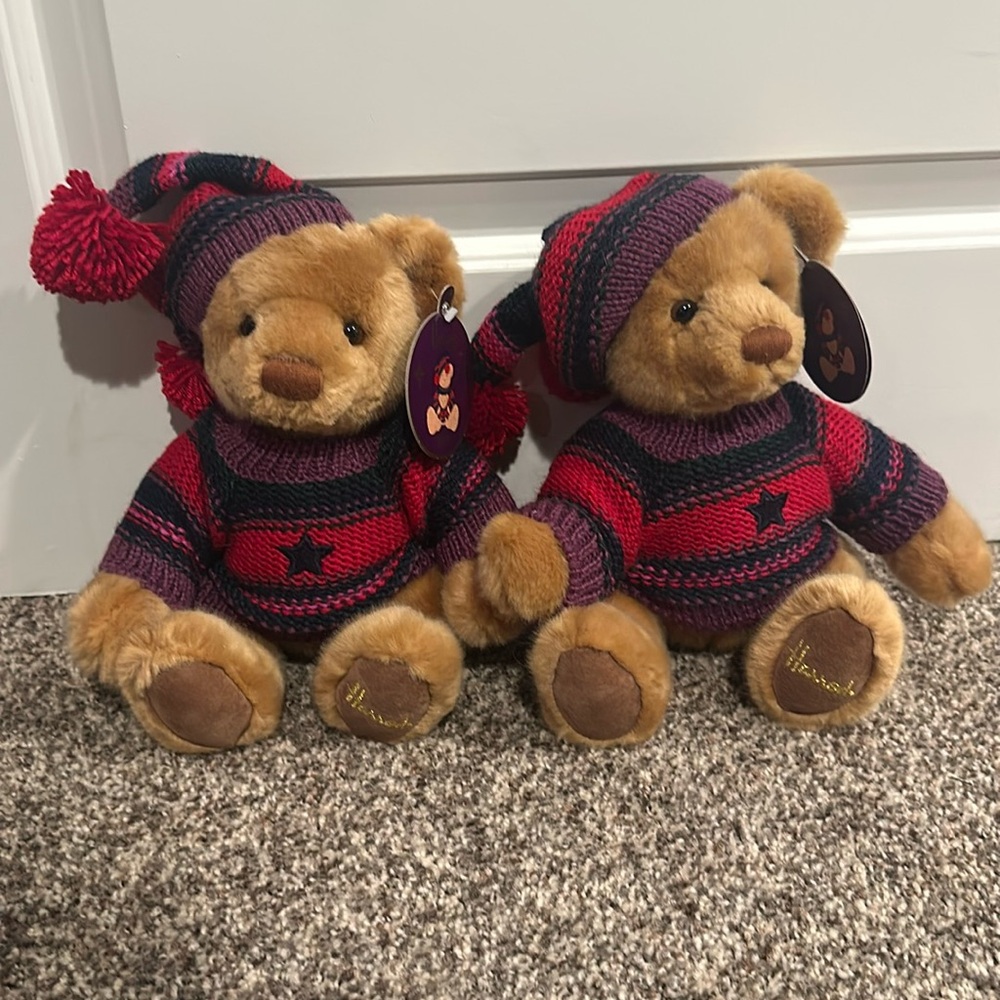 Harrods bears 2004 with tags 2 excellent condition